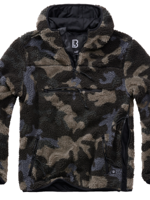 Мъжко пухкаво яке в тъмен камуфлаж Brandit Worker Pullover