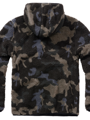 Мъжко пухкаво яке в тъмен камуфлаж Brandit Worker Pullover