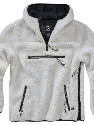 Мъжко пухкаво яке в бял цвят Brandit Worker Pullover