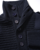 Плетен пуловер с висока яка в тъмносин цвят Brandit Alpine, Brandit, Блузи и Ризи - Complex.bg
