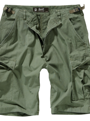Мъжки къси панталони в цвят маслина Brandit BDU Ripstop 