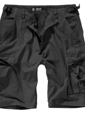 Мъжки къси панталони в черно Brandit BDU Ripstop 