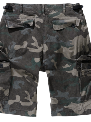 Мъжки къси панталони в тъмен камуфлаж Brandit BDU Ripstop