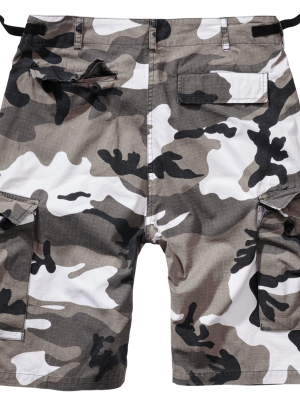 Мъжки къси панталони в сив камуфлаж Brandit BDU Ripstop urban