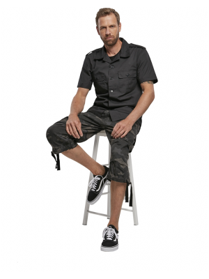 Мъжки 3/4 карго панталони в тъмен камуфлаж Brandit Urban Legend