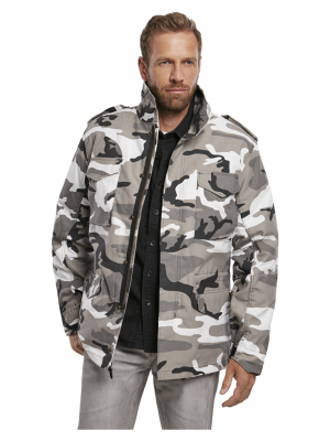 Мъжко премиум яке в светъл камуфлаж Brandit M65 urban