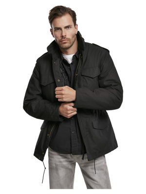 Мъжко премиум яке в черен цвят Brandit M65 