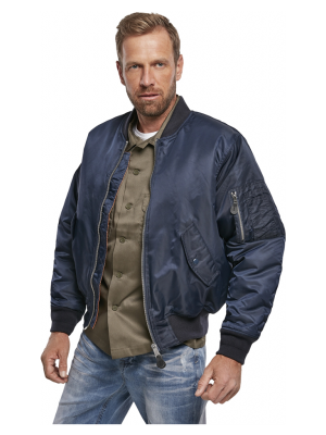 Мъжко яке бомбър в тъмносин цвят Brandit MA1