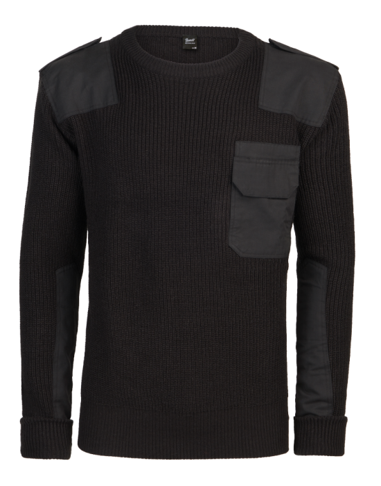 Мъжки плетен пуловер в черен цвят Brandit Military, Brandit, Блузи и Ризи - Complex.bg