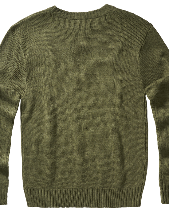 Мъжка плетена блуза в тъмнозелен цвят Brandit Armee, Brandit, Блузи и Ризи - Complex.bg