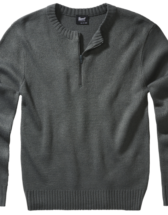 Мъжка плетена блуза в тъмносив цвят Brandit Armee, Brandit, Блузи и Ризи - Complex.bg