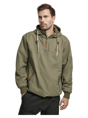 Мъжка яке ветровка в цвят маслина Brandit Luke