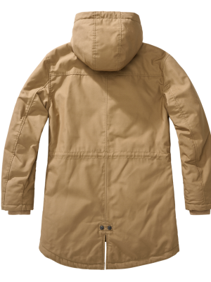 Мъжка парка с топла подплата в цвят камел Brandit