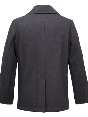 Мъжко стилно палто в тъмносив цвят Brandit Pea 