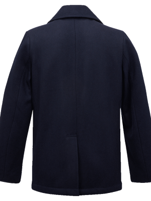 Мъжко стилно палто в тъмносин цвят Brandit Pea 
