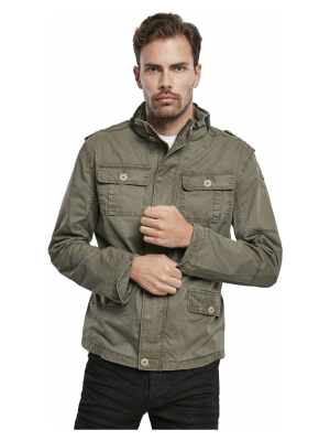 Мъжко зимно яке в цвят маслина Brandit Britannia