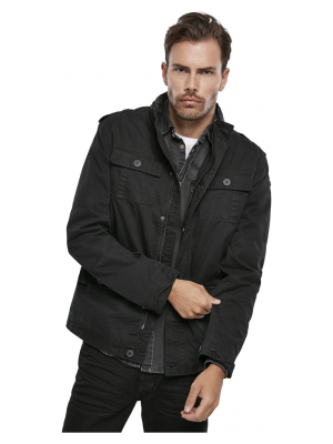 Мъжко зимно яке в черно Brandit Britannia