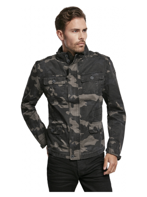 Мъжко зимно яке в тъмен камуфлаж Brandit Britannia