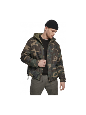 Мъжка ветровка в камуфлаж Brandit woodland