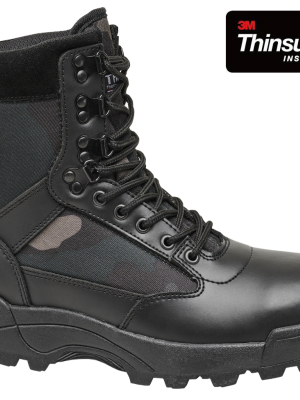 Кубинки тактически в тъмен камуфлаж Brandit 9 Eyelet