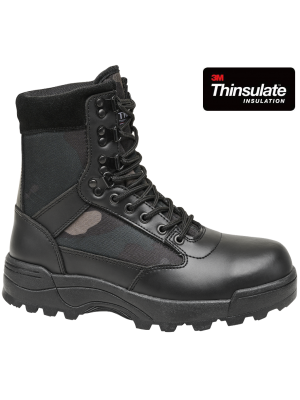 Кубинки тактически в тъмен камуфлаж Brandit 9 Eyelet