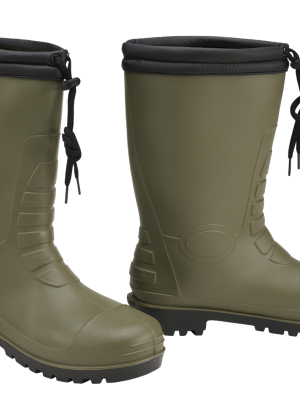 Зимни гумени ботуши в тъмнозелено Brandit Rain Boots Winter