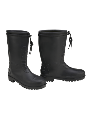 Зимни гумени ботуши в черно Brandit Rain Boots Winter