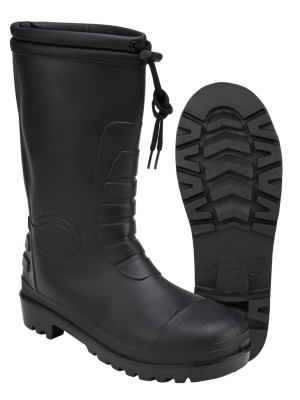 Зимни гумени ботуши в черно Brandit Rain Boots Winter