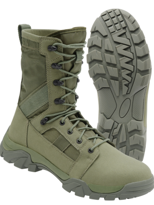 Унисекс високи обувки в тъмнозелено Defense Boots