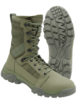 Унисекс високи обувки в тъмнозелено Defense Boots