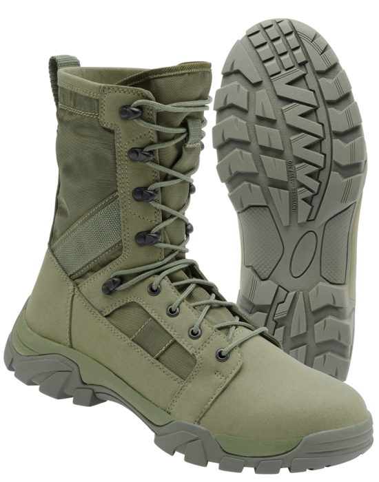 Унисекс високи обувки в тъмнозелено Defense Boots, Brandit, Обувки - Complex.bg