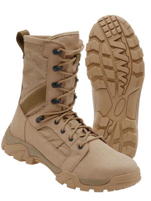 Унисекс високи обувки в цвят камел Defense Boots