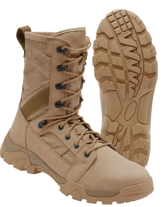 Унисекс високи обувки в цвят камел Defense Boots, Brandit, Обувки - Complex.bg