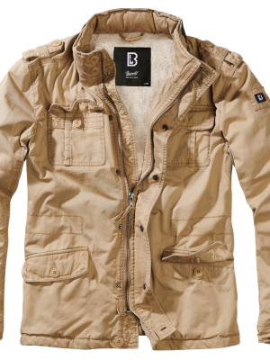 Мъжко зимно яке  в цвят камел Brandit Britannia