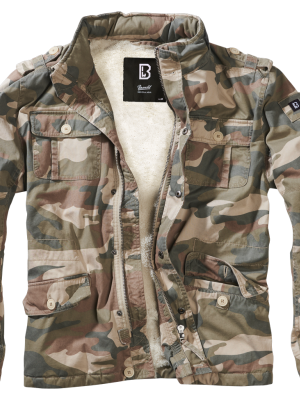 Мъжко зимно яке в камуфлаж Brandit Britannia light woodland