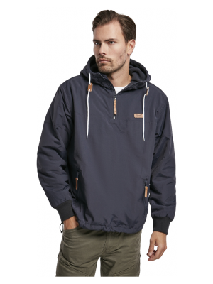 Мъжко яке ветровка в тъмносин цвят Brandit Luke