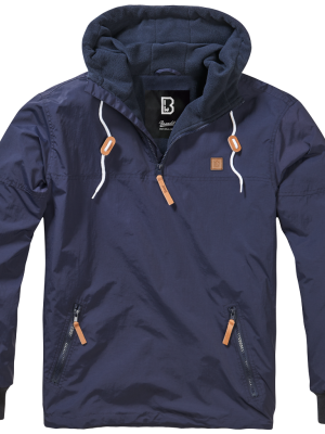 Мъжко яке ветровка в тъмносин цвят Brandit Luke