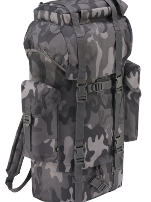 Туристическа раница в сив камуфлаж Brandit Combat