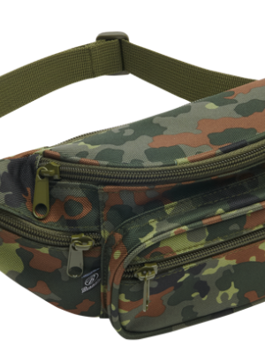 Чанта за рамо в камуфлаж Brandit Pocket Hip Bag flecktarn