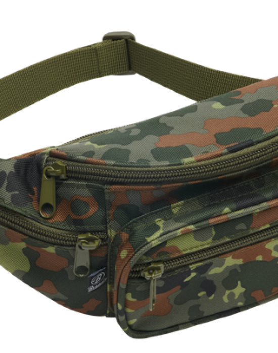 Чанта за рамо в камуфлаж Brandit Pocket Hip Bag flecktarn, Brandit, Чанти - Complex.bg