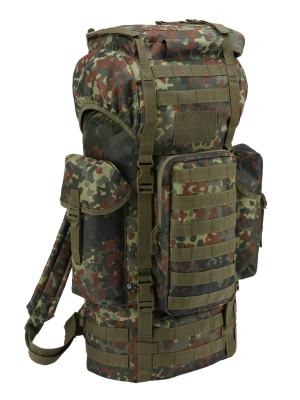Туристическа раница в зелен камуфлаж 66 л. Brandit Combat Molle flecktarn