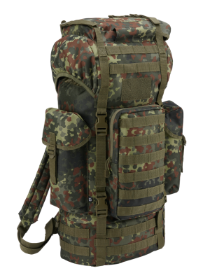 Туристическа раница в зелен камуфлаж 66 л. Brandit Combat Molle flecktarn