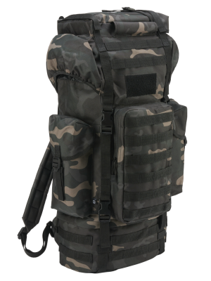 Туристическа раница в тъмен камуфлаж 66 л. Brandit Combat Molle