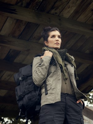 Туристическа раница в светъл камуфлаж 25 л. Brandit US Cooper blizzard camo