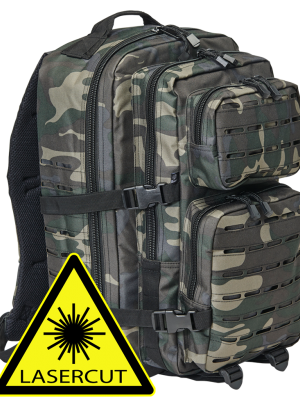 Туристическа раница тъмен камуфлаж 40 л. Brandit US Lasercut