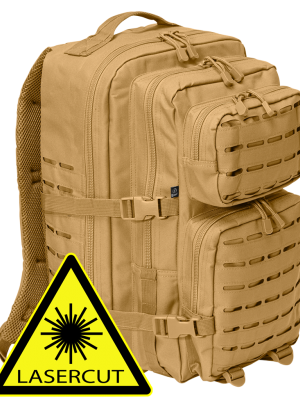 Туристическа раница цвят камел 40 л. Brandit US Lasercut