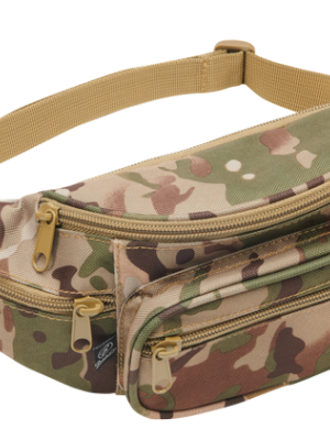 Чанта за рамо в камуфлажен цвят Brandit Pocket Hip Bag tactical camo