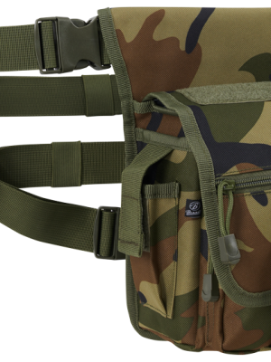 Тактическа чанта за бедро в камуфлаж Brandit Side Kick woodland