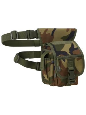 Тактическа чанта за бедро в камуфлаж Brandit Side Kick woodland