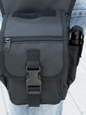 Тактическа чанта за бедро в черно Brandit Side Kick